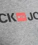 Herren Shirt Corp Logo Tee von Jack & Jones in Light Grey Melange