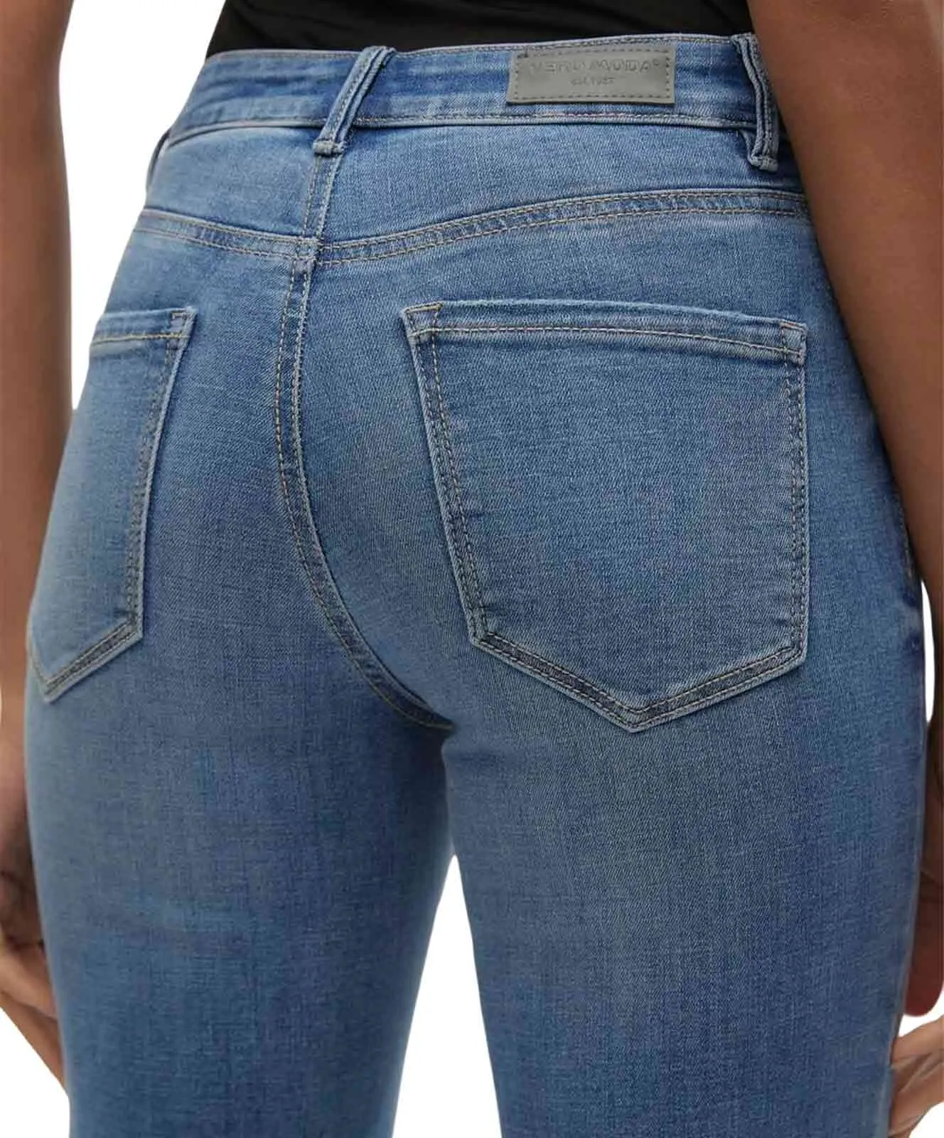 Damen Jeans Flash Straight von Vero Moda in Medium Blue