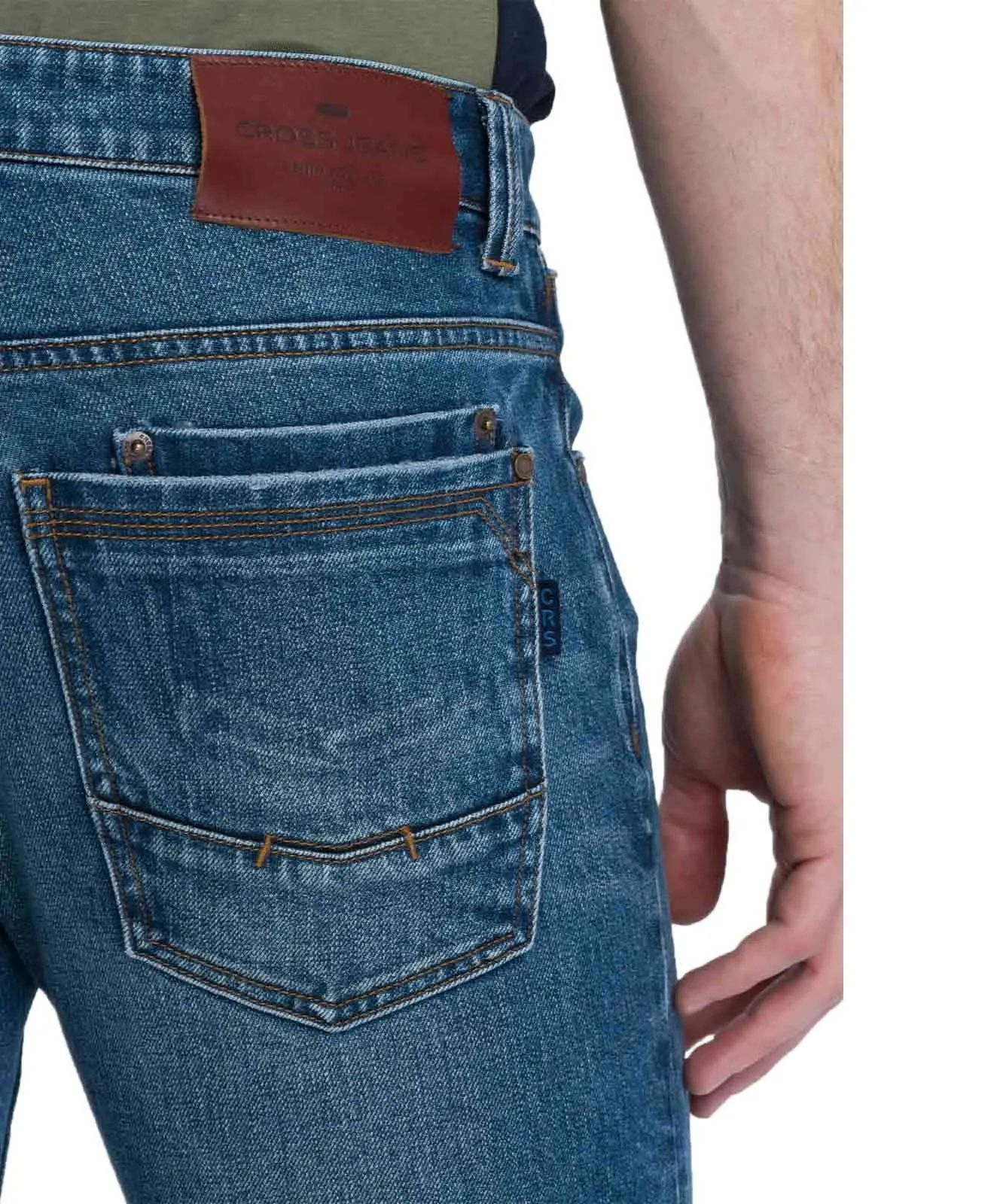 Herren Jeans Dylan von Cross in Dirty Blue