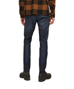 Jack & Jones Slim Glenn Icon Jeans in Dunkelblau