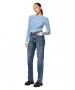 Damen Jeans Kelly von Pieces in Medium Blue