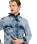 Herren Jacke Denim Jacket von Cross in Light Blue