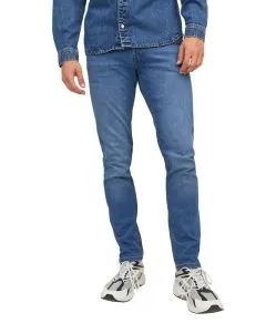 Jack & Jones Glenn Jeans in blau mit schmaler Passform