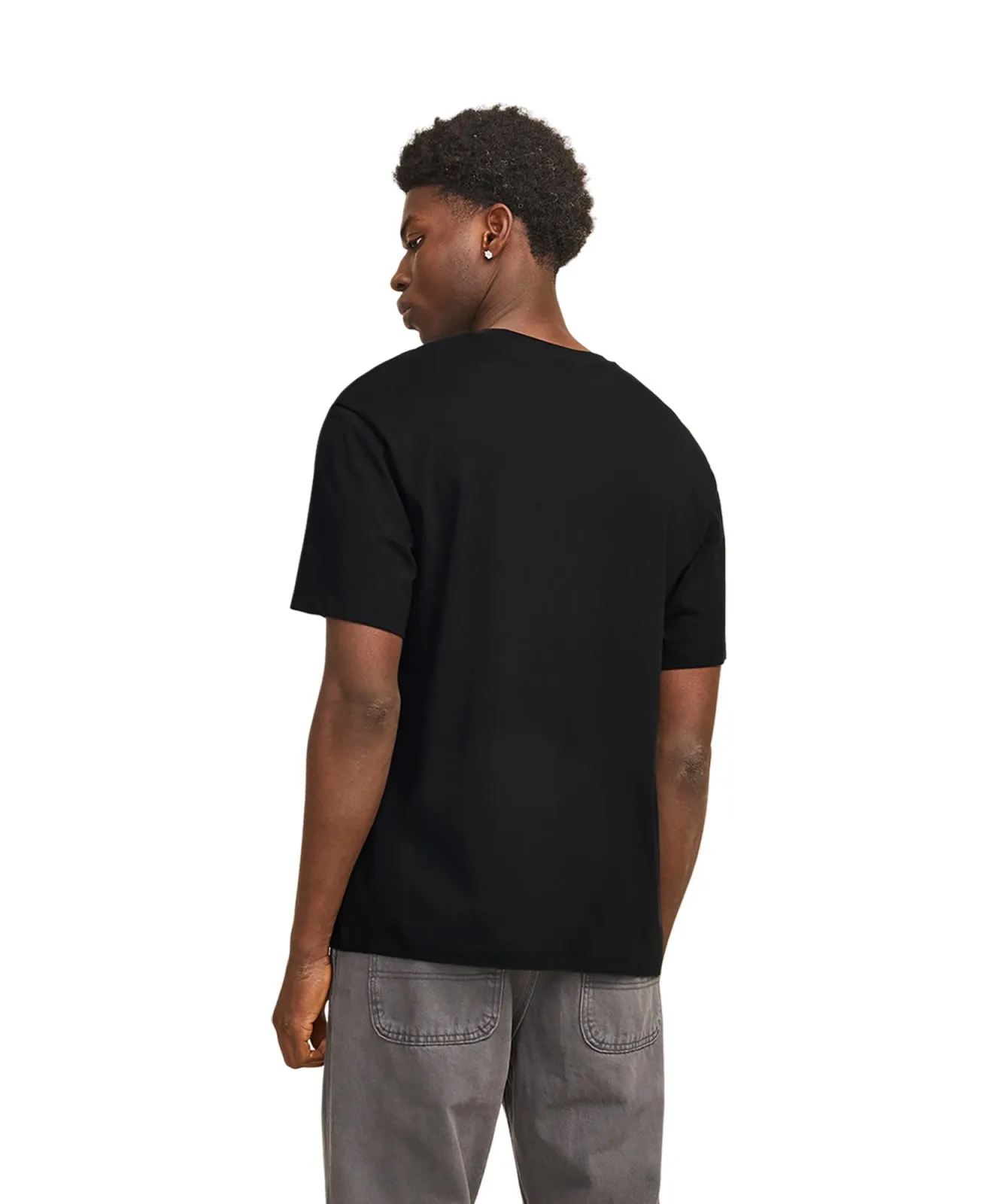 Herren Shirt Graphic Tee von Jack & Jones in Black