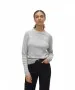 Damen Pullover Filuca von Vero Moda in Light Grey Melange