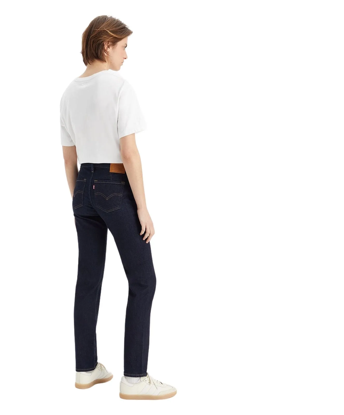 Damen Jeans 712 Slim von Levis in Blue Wave Rinse