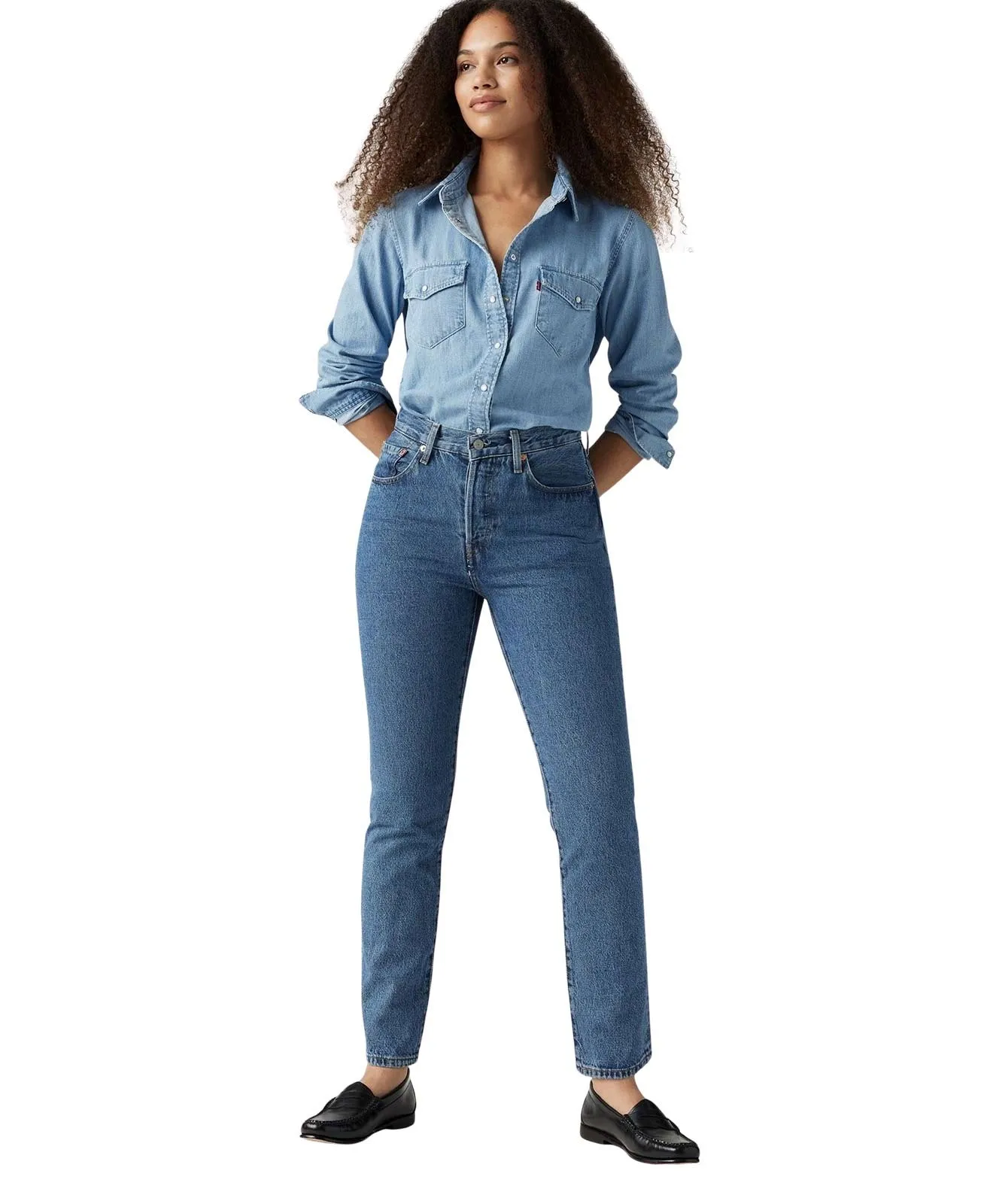Damen Jeans 501 Damen von Levis in Shout Out Stone