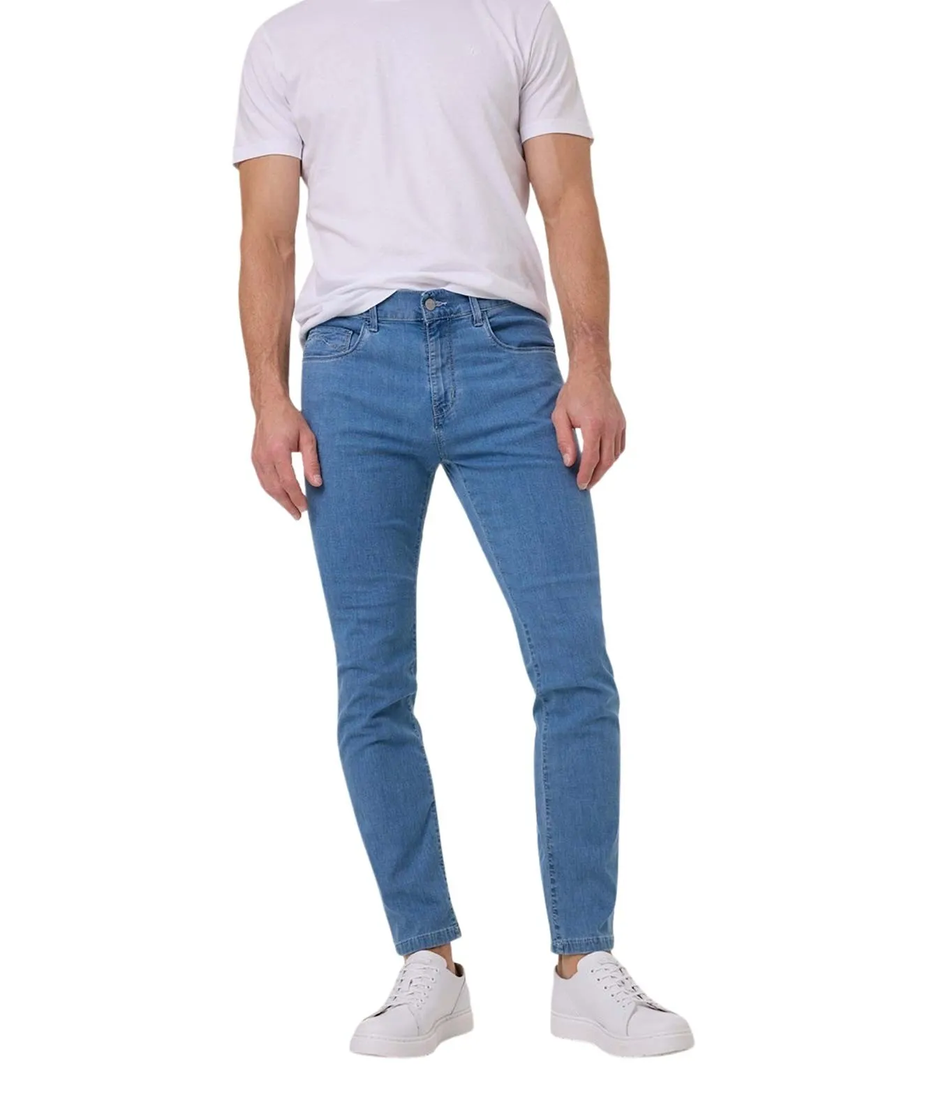 Herren Jeans Eric von Pioneer in Light Blue Stonewash