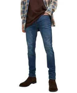 Jack & Jones Glenn Slim-fit Jeans in mittelblauer Waschung