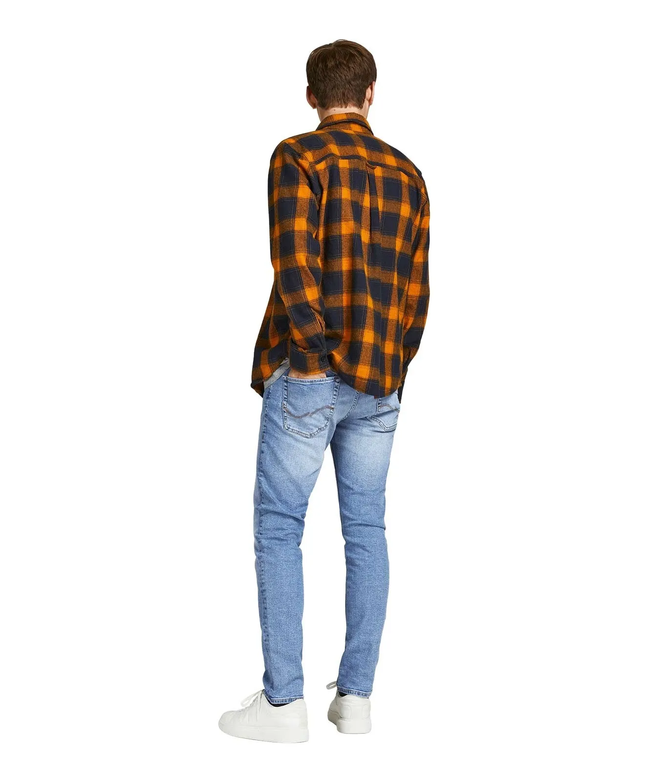 Herren Jeans Glenn Original von Jack & Jones in Blue Denim