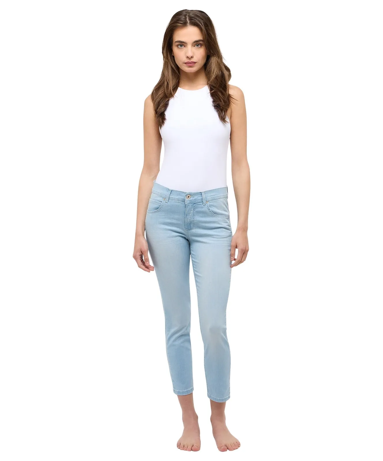 Damen Jeans Ornella von Angels in Bleached Blue Used