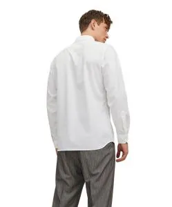 Jack & Jones Hemd Parker mit Langarm in Weiß