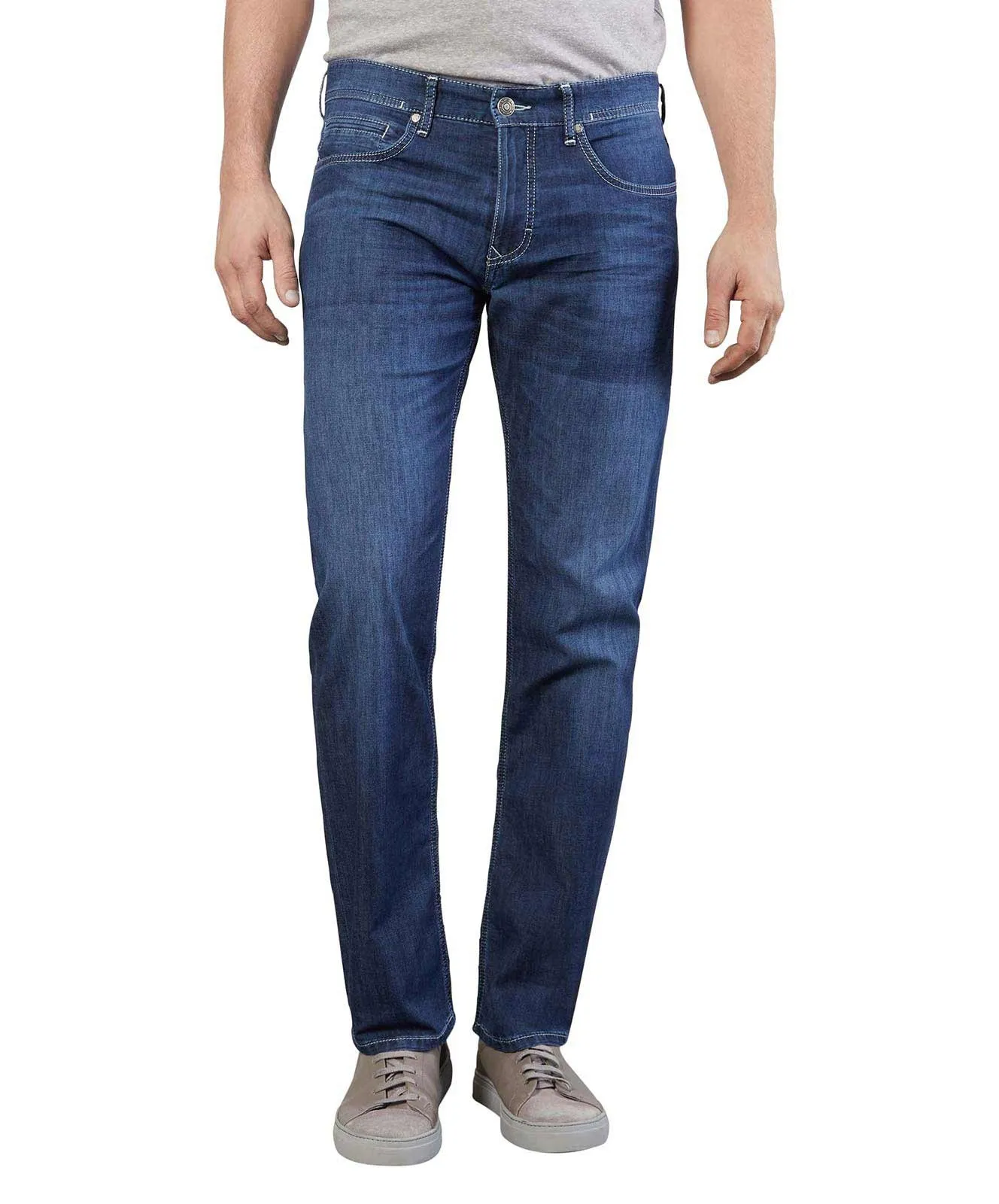 Herren Jeans Arne von MAC in Deep Blue 3D Authentic Wash