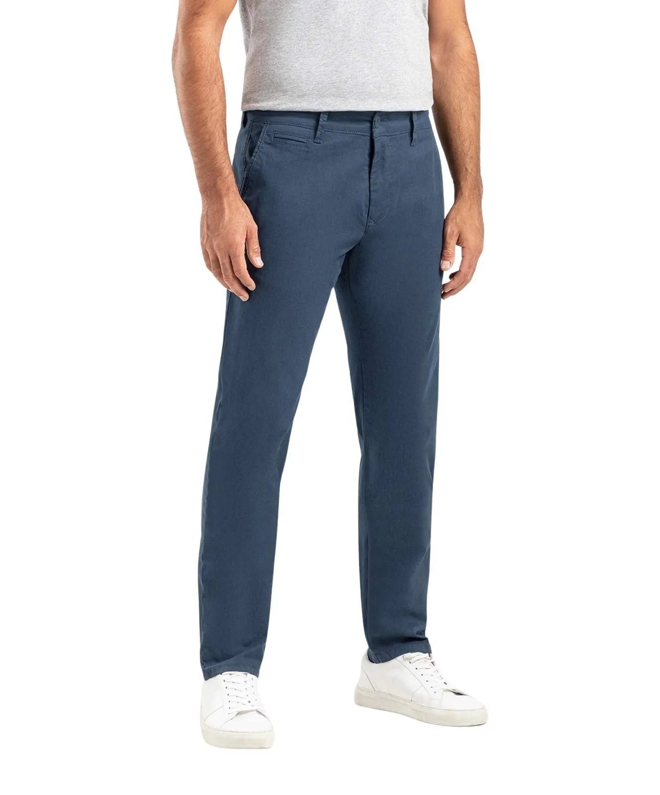 Herren Hose Lennox Printed von MAC in Midnight Blue Stripes