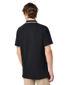 Wrangler Poloshirt in Schwarz mit Gesticktes Logo