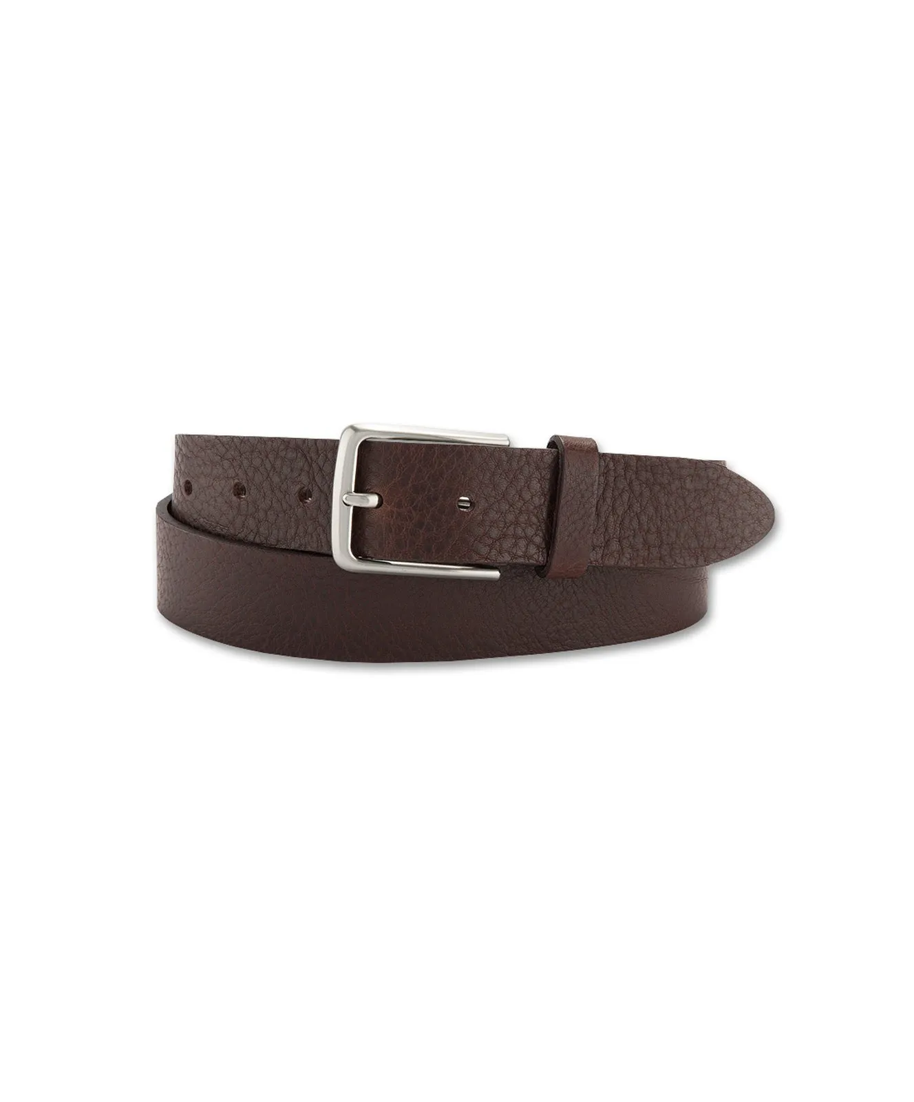 Herren Gürtel 3,5cm Walkleder Gürtel  von Bernd Götz in Dunkelbraun