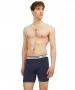 Herren Unterwäsche Solid Boxer Briefs 3 Pack von Jack & Jones in Light Grey Melange White - Navy Blazer