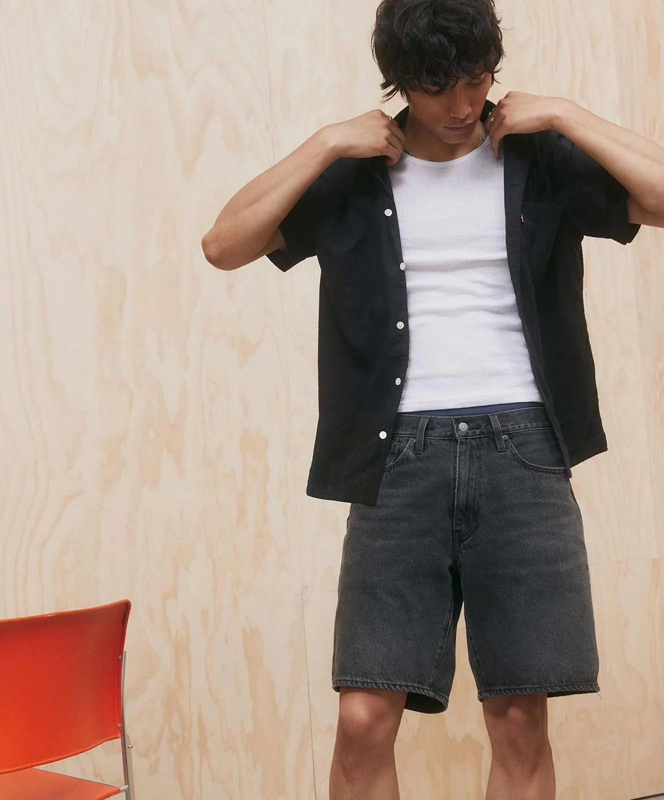 Herren Jeans 468 Loose Shorts von Levis in We Got Motion