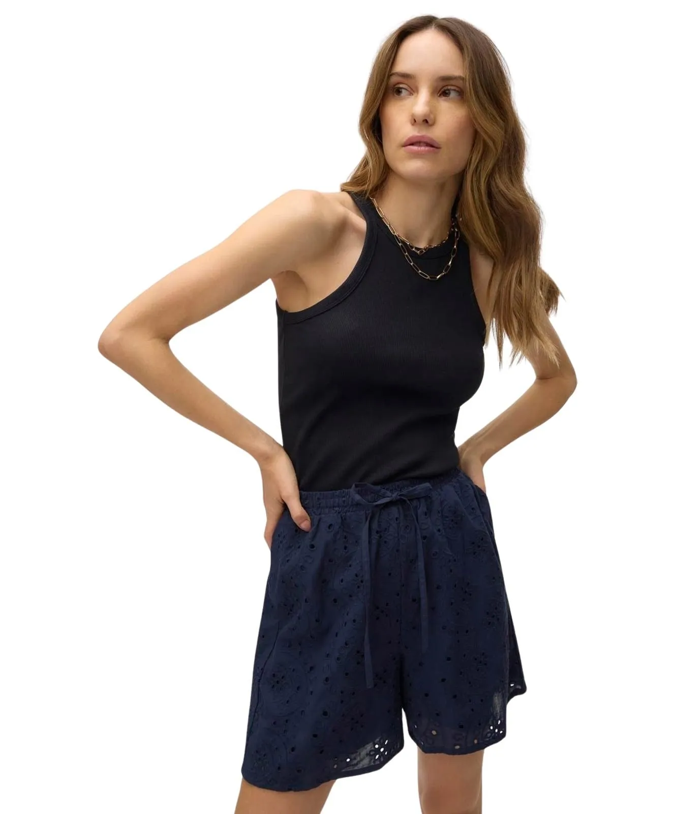 Damen Shirt Chloe von Vero Moda in Black