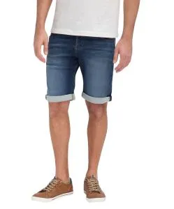 Mustang Herren Jeansshort Chicago in blauem Casual Look