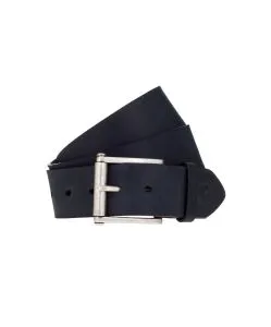 Mustang Gürtel aus Leder in schwarz mit Vintagecharakter