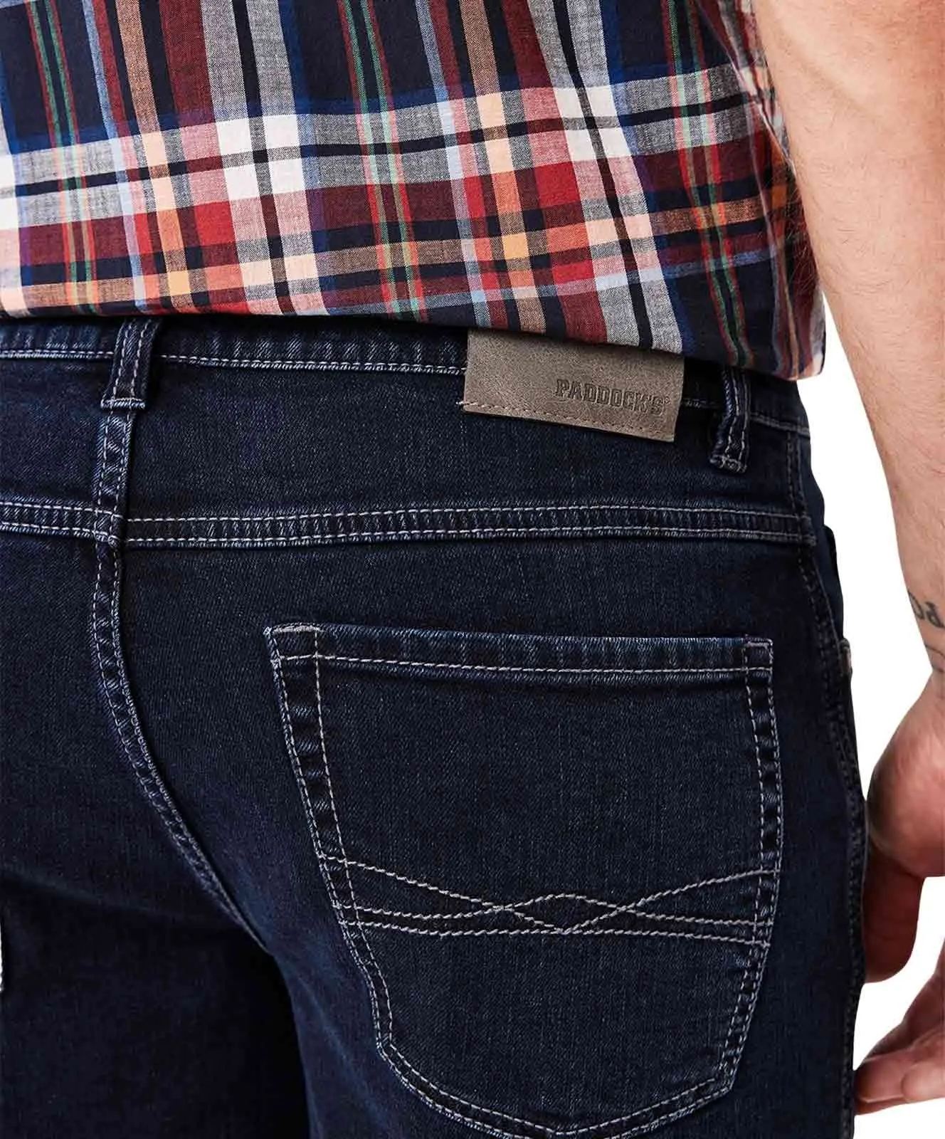 Herren Jeans Ranger Pipe Shots von Paddocks in Blue Black