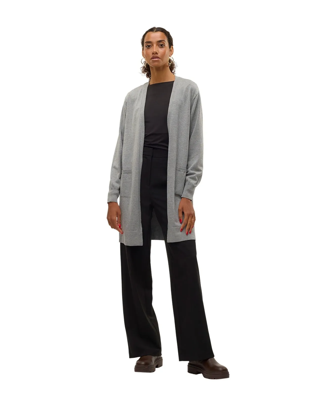 Damen Jacke Silje von Vero Moda in Medium Grey Melange