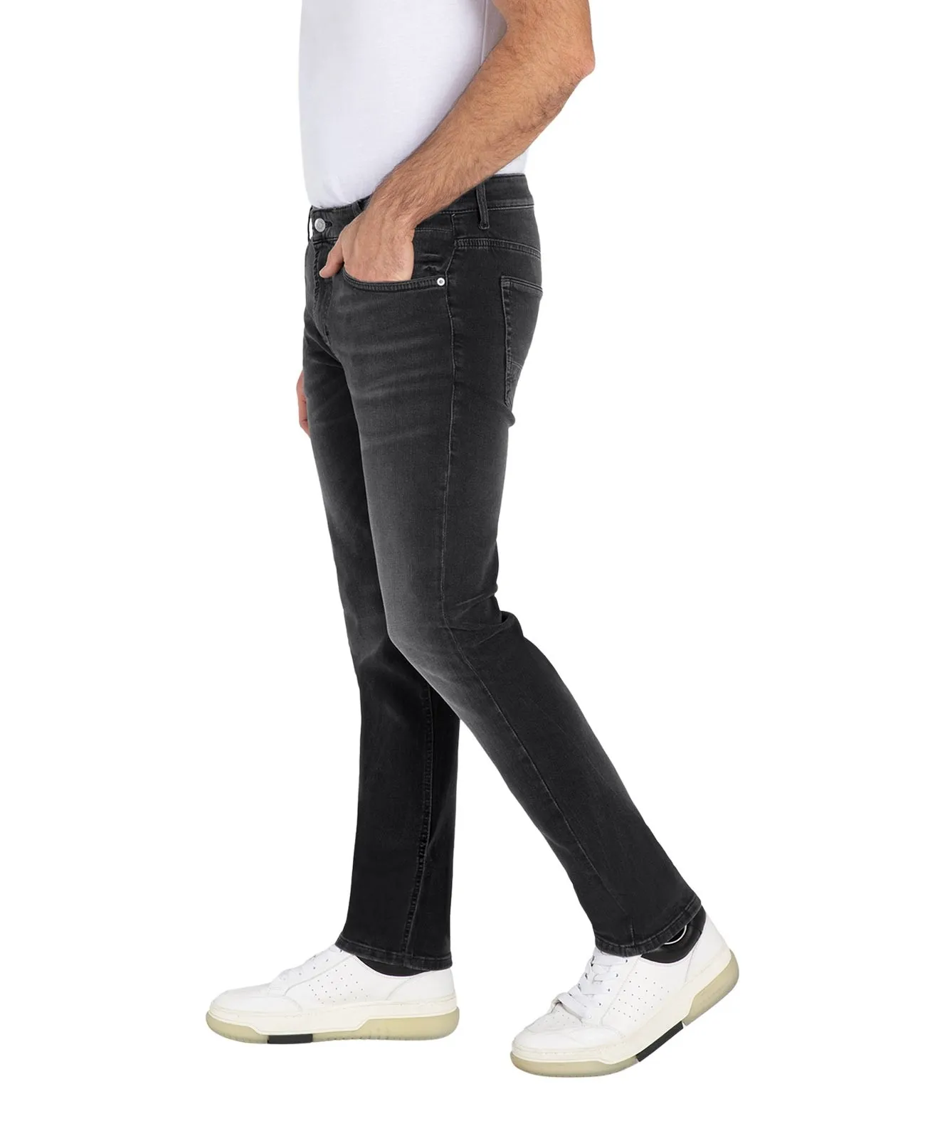Herren Jeans Arne Pipe von MAC in Black Black Authentic Used
