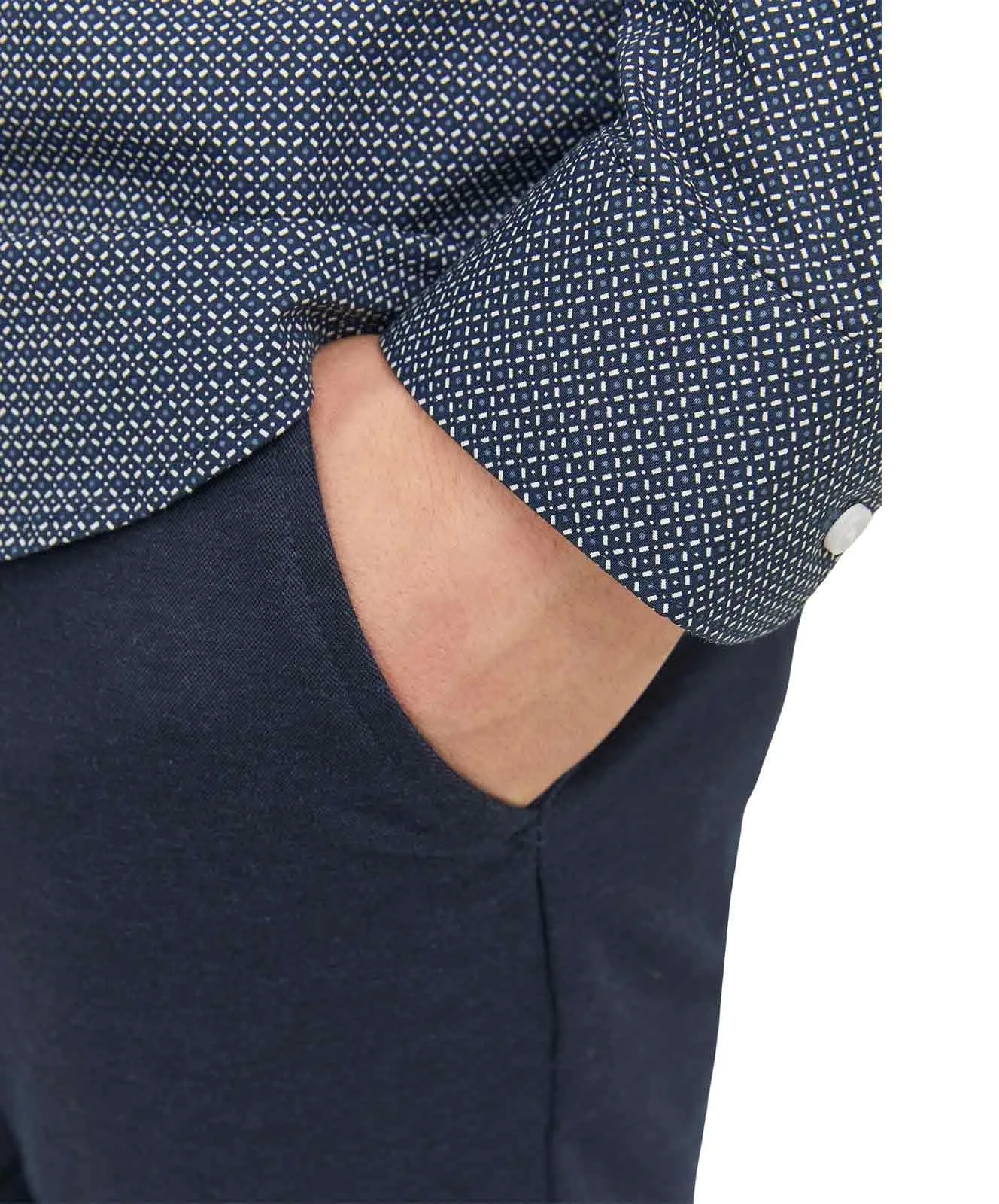 Herren Hose Marco Dave von Jack & Jones in Navy Blazer