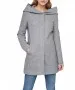 Vero Moda Dona - Kurzmantel in grau melierter Optik