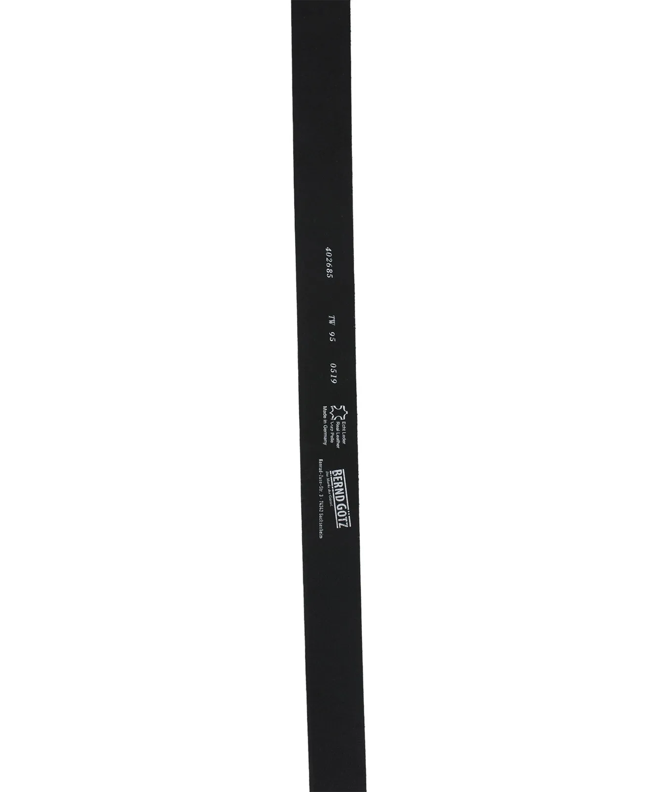 Herren Gürtel 4cm Büffel Ledergürtel von Bernd Götz in Schwarz