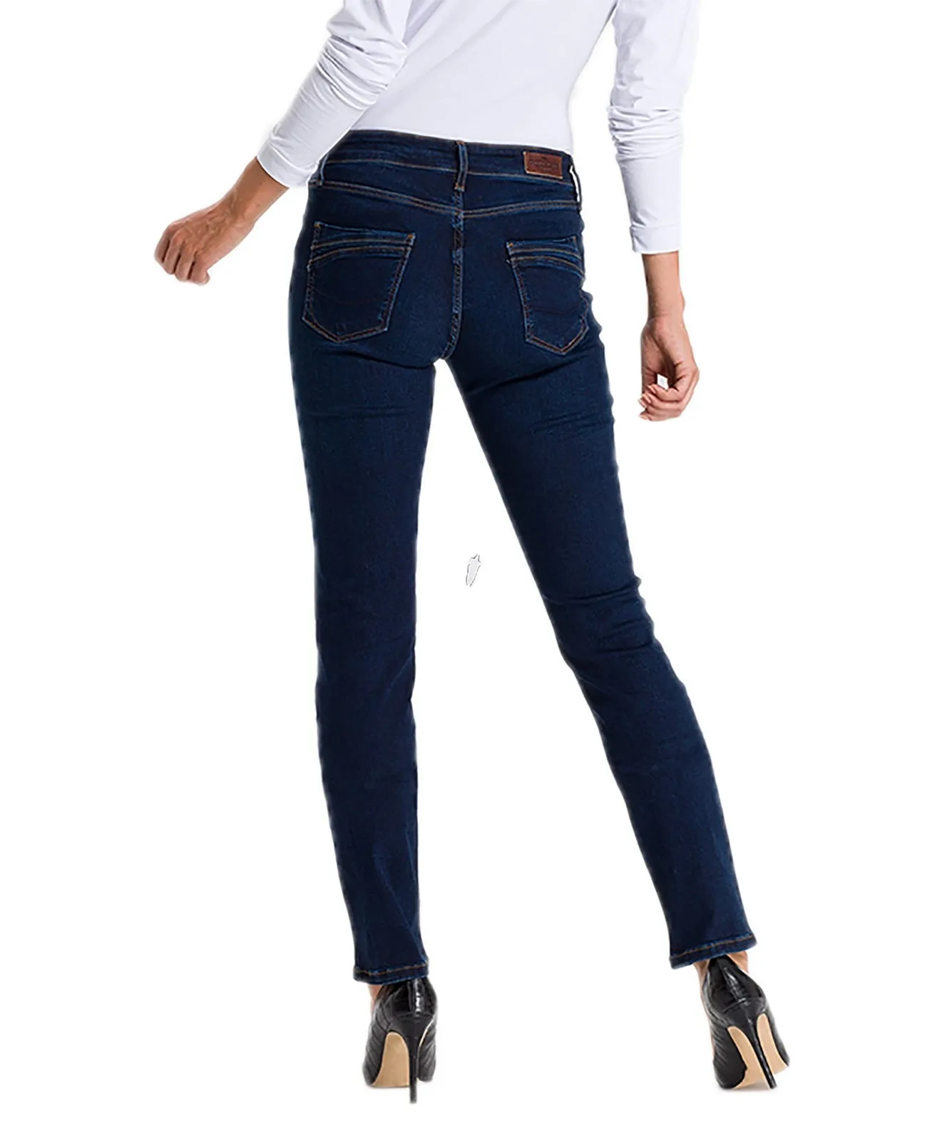 Damen Jeans Anya von Cross in Dark Blue