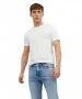 Herren Shirt Organic Basic Tee von Jack & Jones in White