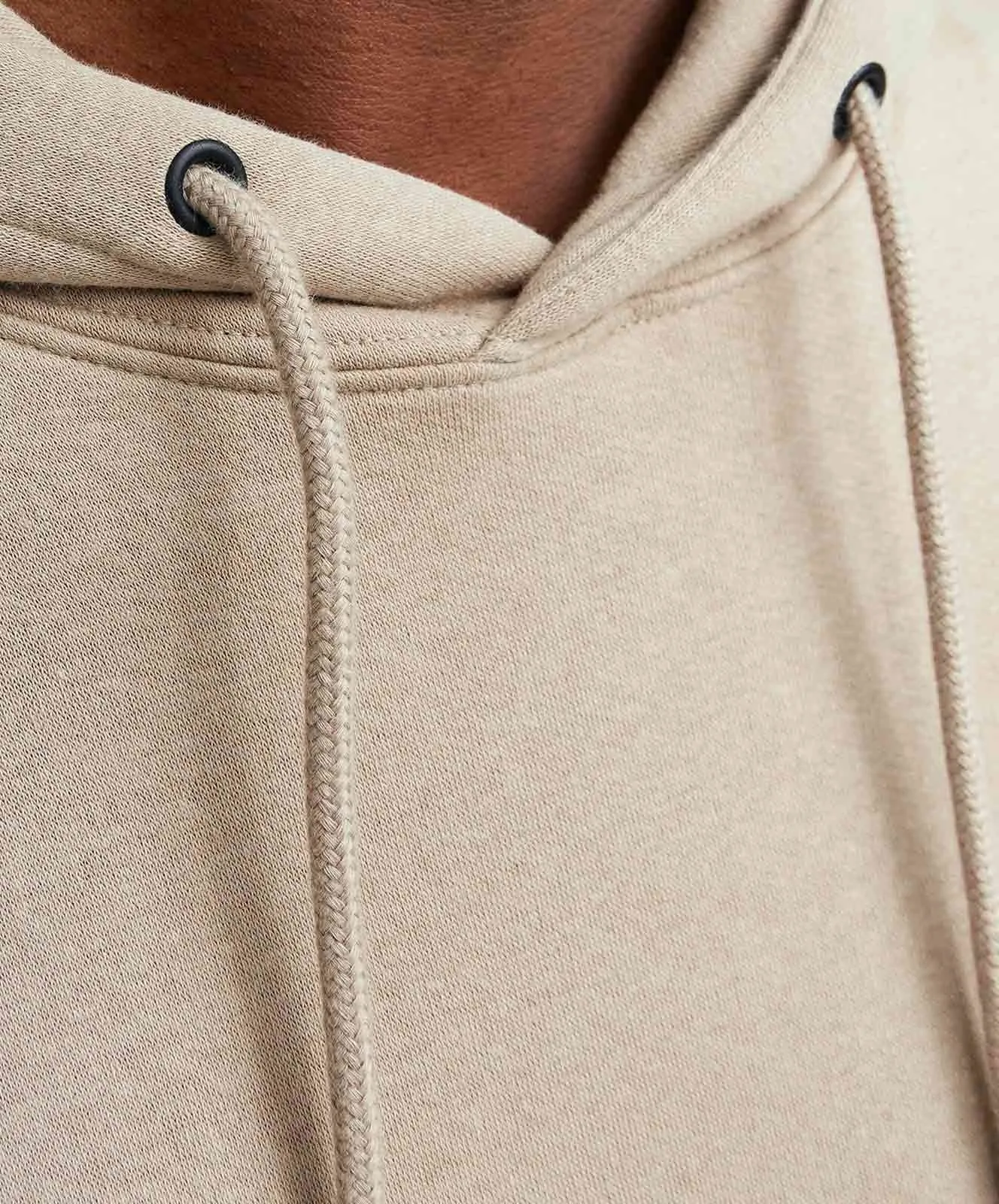 Herren Pullover Star Basic Sweat Hood von Jack & Jones in Crockery