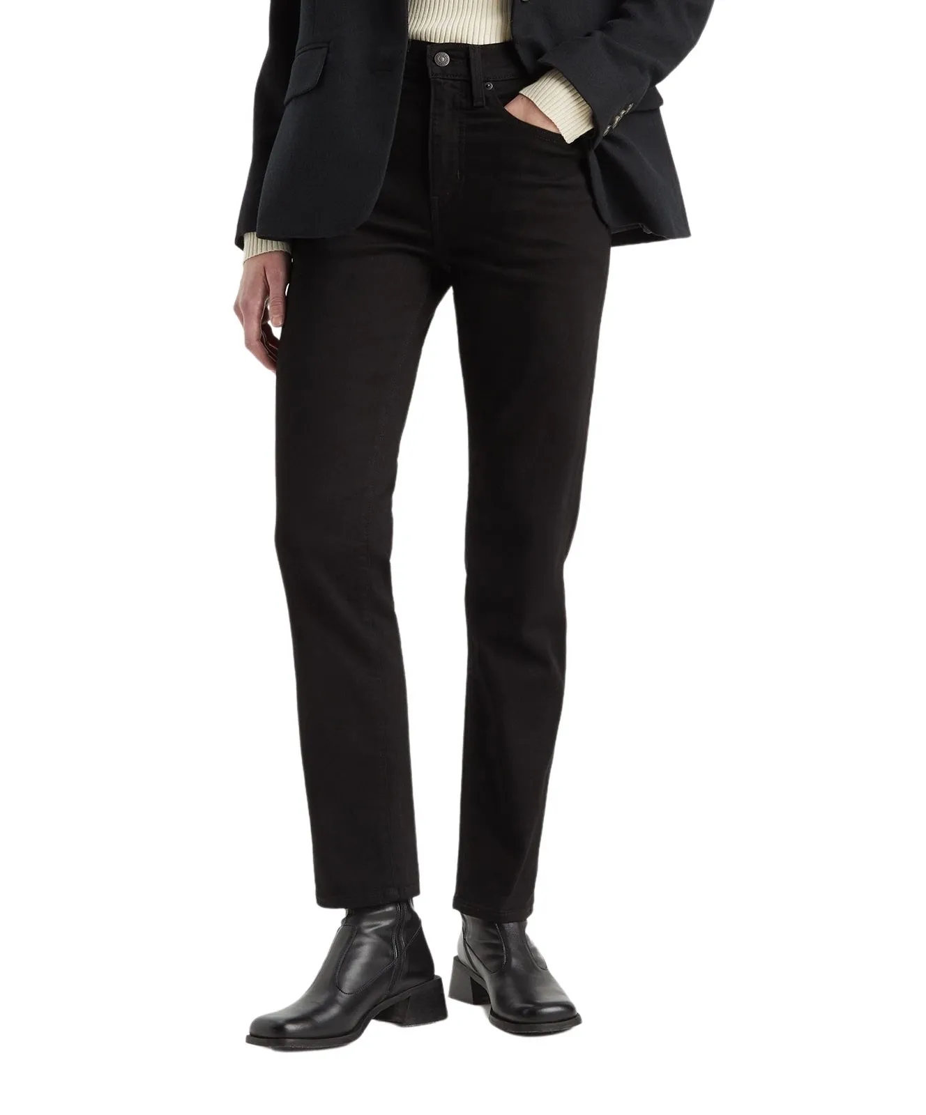 Damen Jeans 724 High Rise Straight von Levis in Midnight Gaze