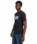 Herren Shirt Wobbly Logo Tee von Lee in Black
