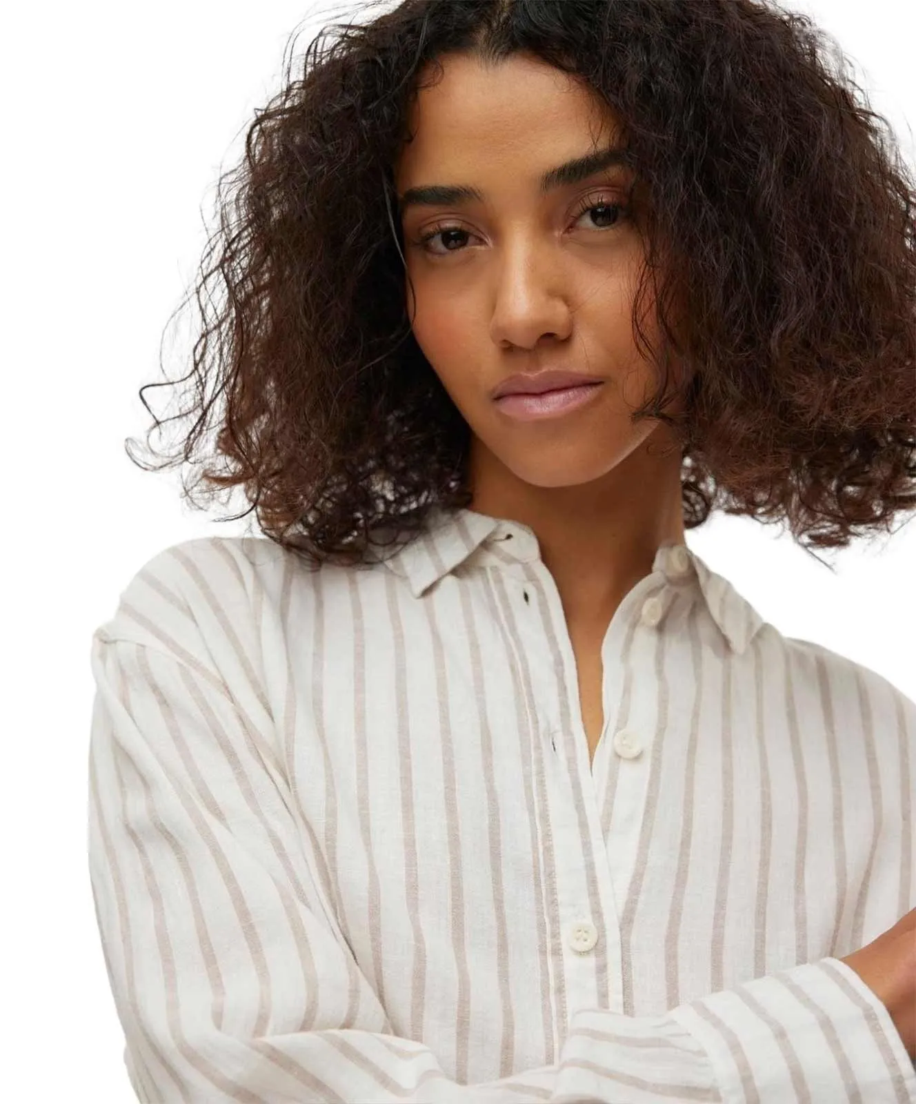 Damen Bluse Linn von Vero Moda in Snow White Olga Moom Rock