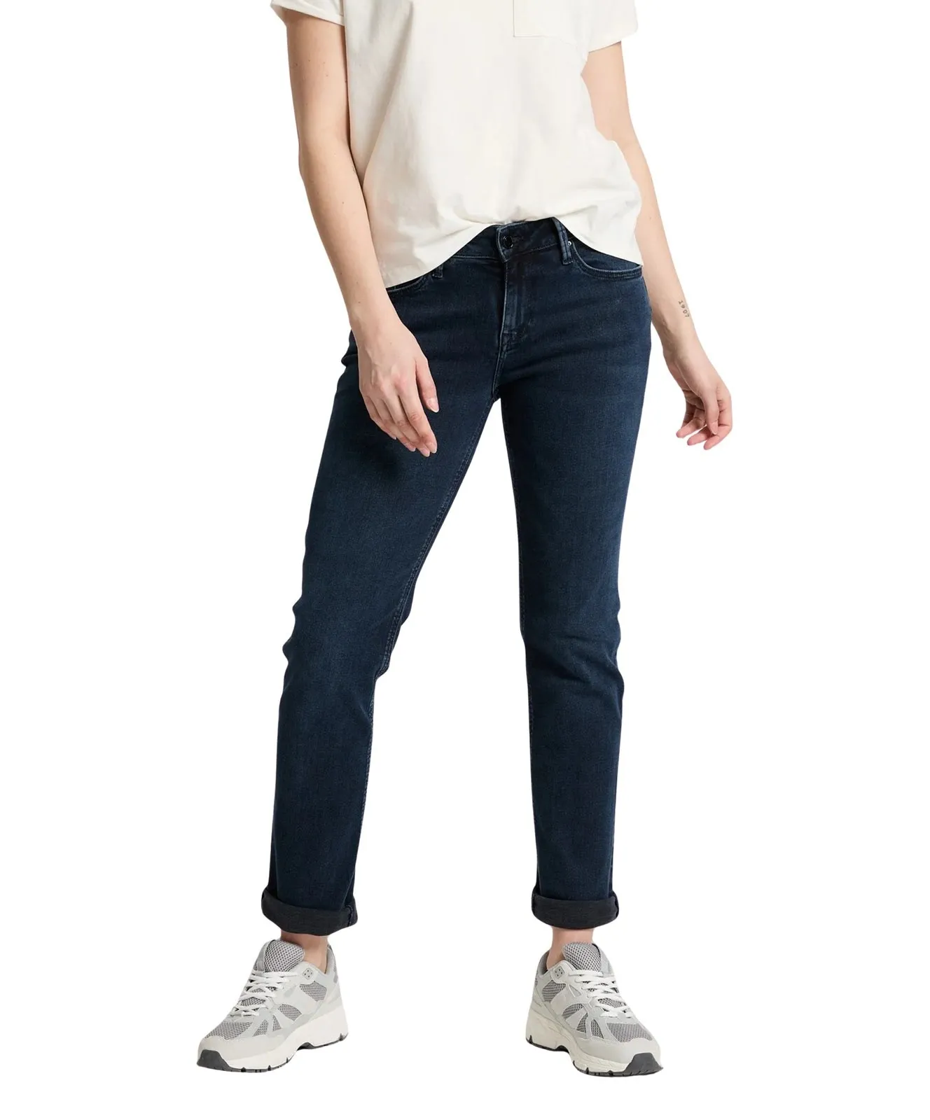 Damen Jeans Rose von Cross in Blue Black