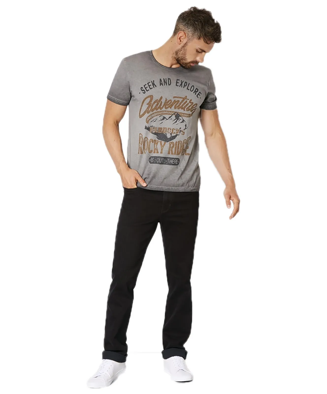Herren Jeans Ranger von Paddocks in Black\Black