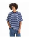 Herren Shirt Skate Graphic Tee von Levis in Breton Stripe Cream And Blue