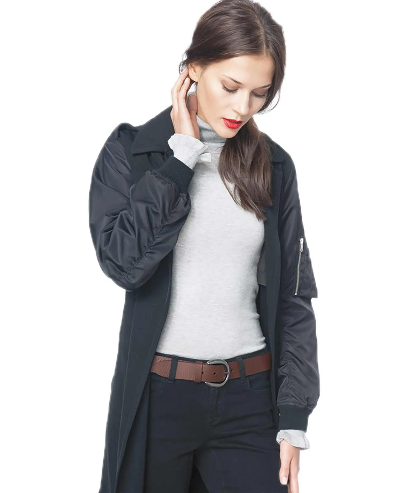 Damen Gürtel 3,5cm Nappaleder Gürtel von Bernd Götz in Cognac