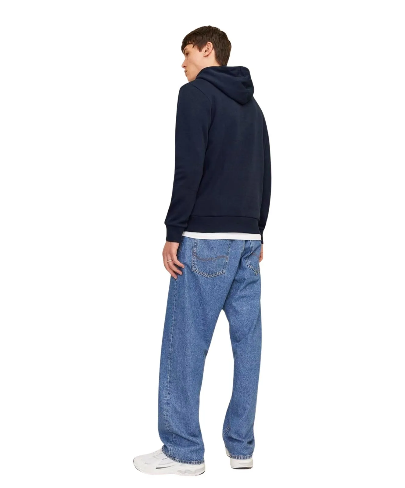 Herren Pullover Corp Logo Swaet von Jack & Jones in Navy Blazer