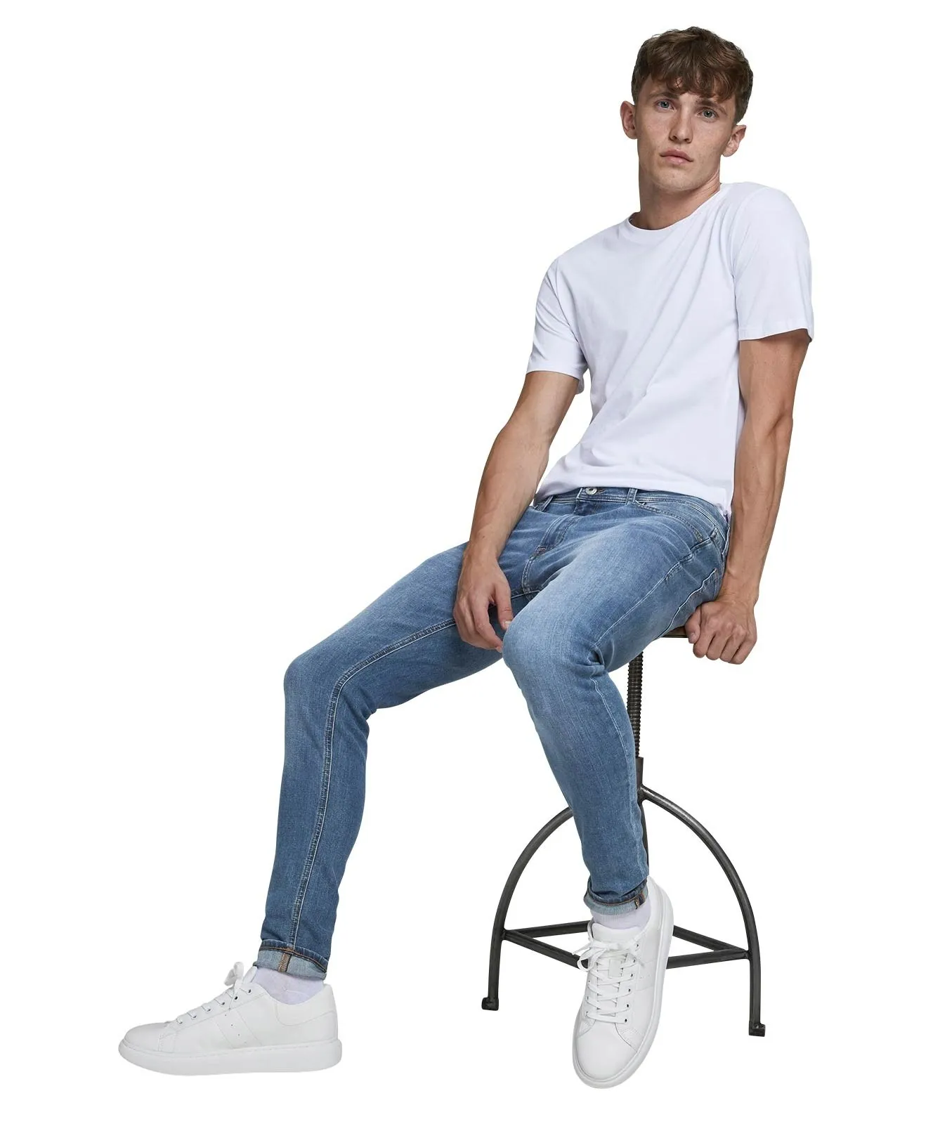Herren Jeans Tom Orginal von Jack & Jones in Blue Denim
