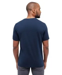 Mustang Print T-Shirt Austin aus Baumwolle in Dunkelblau