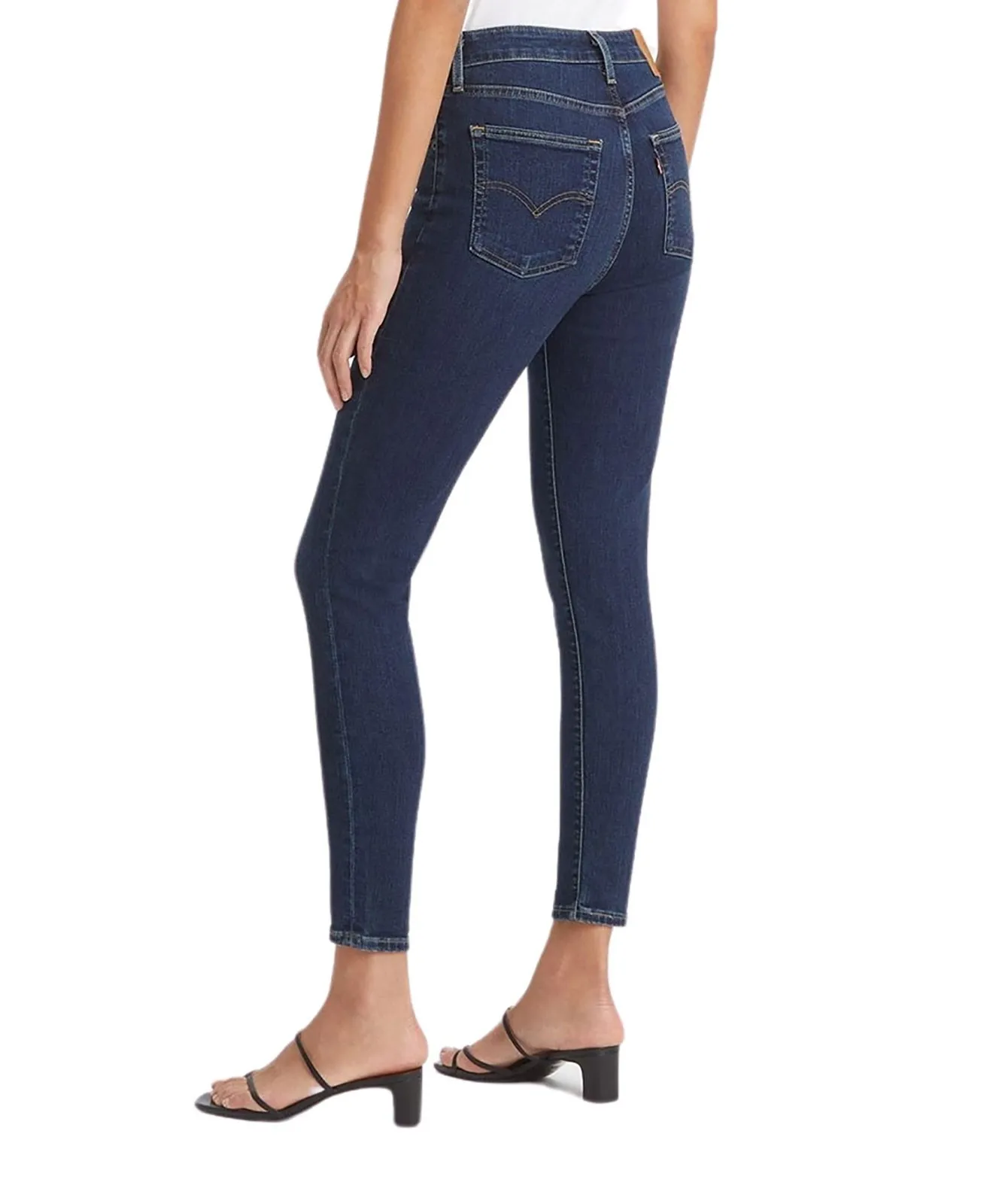 Damen Jeans 721 High-Rise Skinny von Levis in Blue Swell