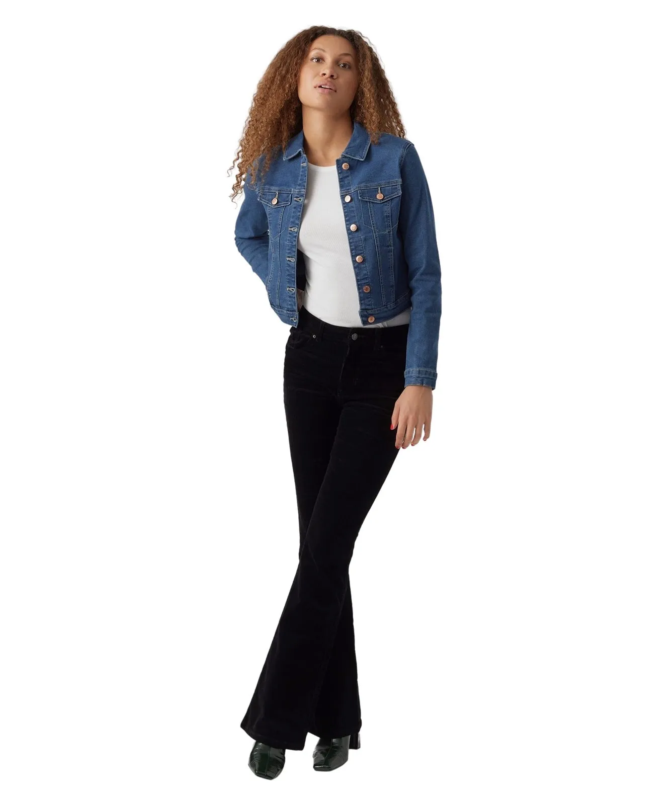 Damen Jacke Luna Slim von Vero Moda in Medium Blue