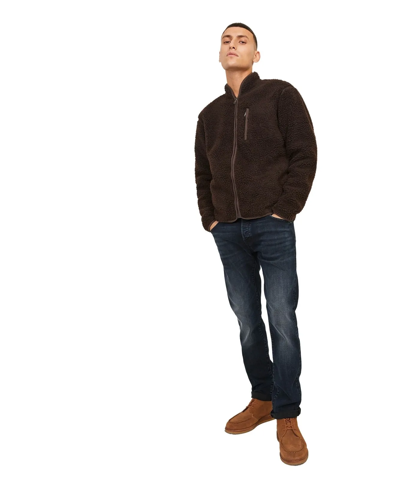 Herren Jeans Glenn Fox von Jack & Jones in Blue Denim