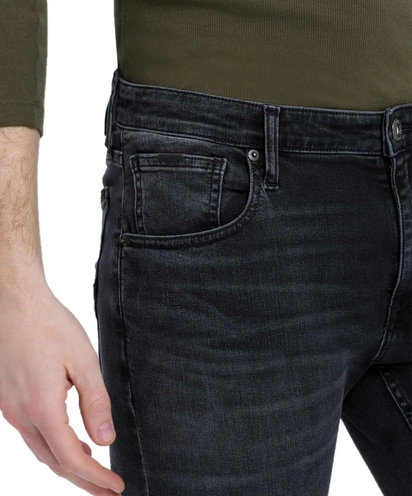 Herren Jeans Damien von Cross in Black Used