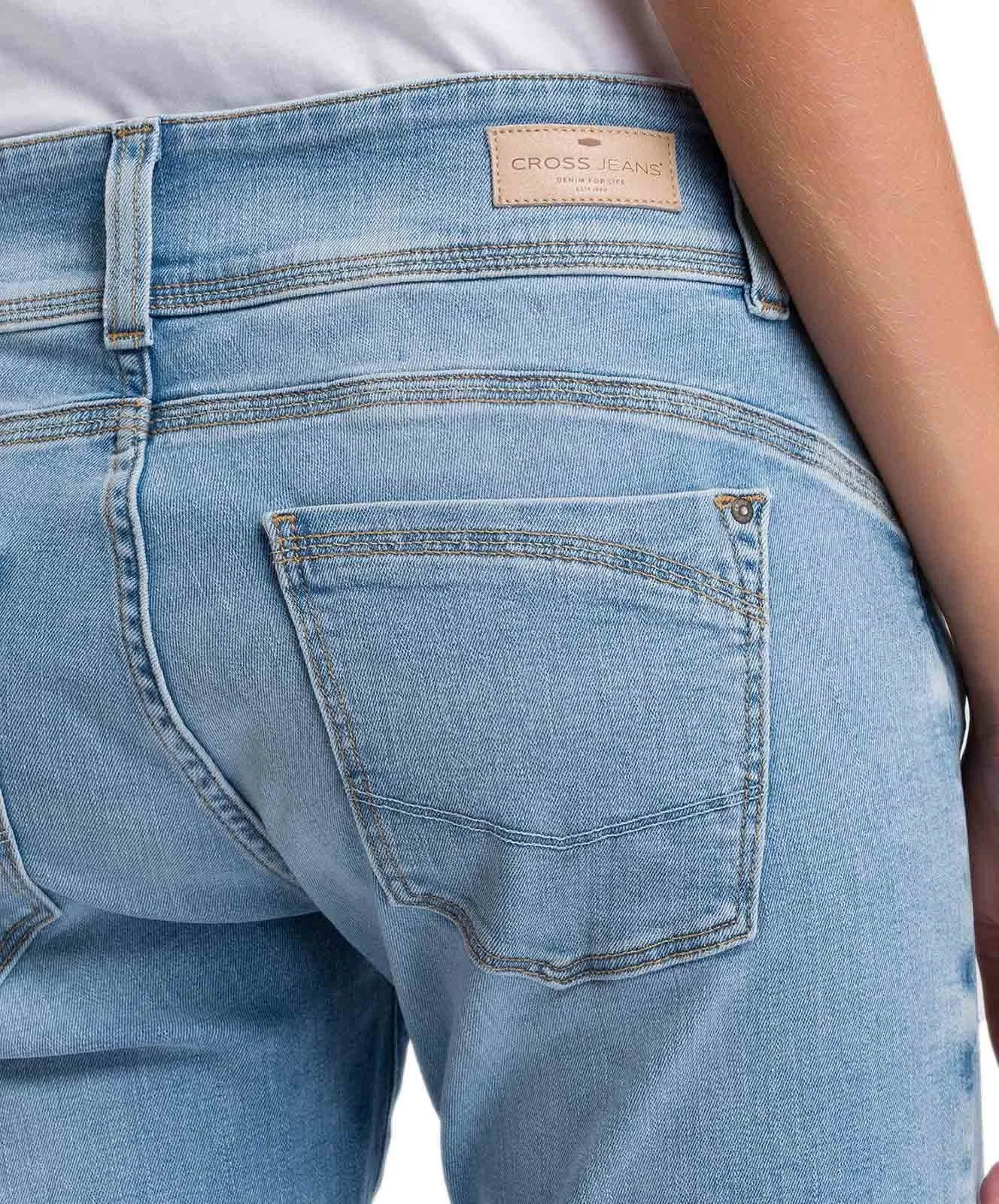 Damen Jeans Alan von Cross in Light Blue