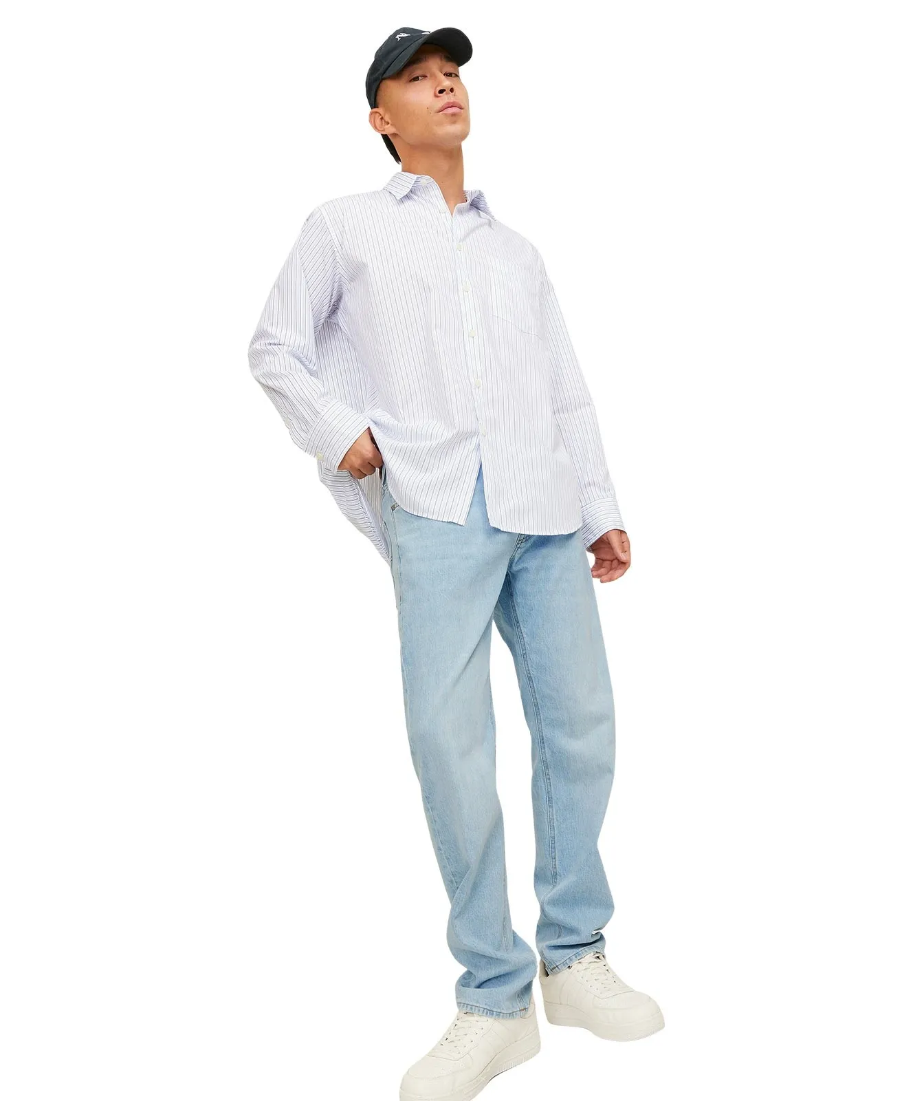 Herren Jeans Mike Original von Jack & Jones in Blue Denim